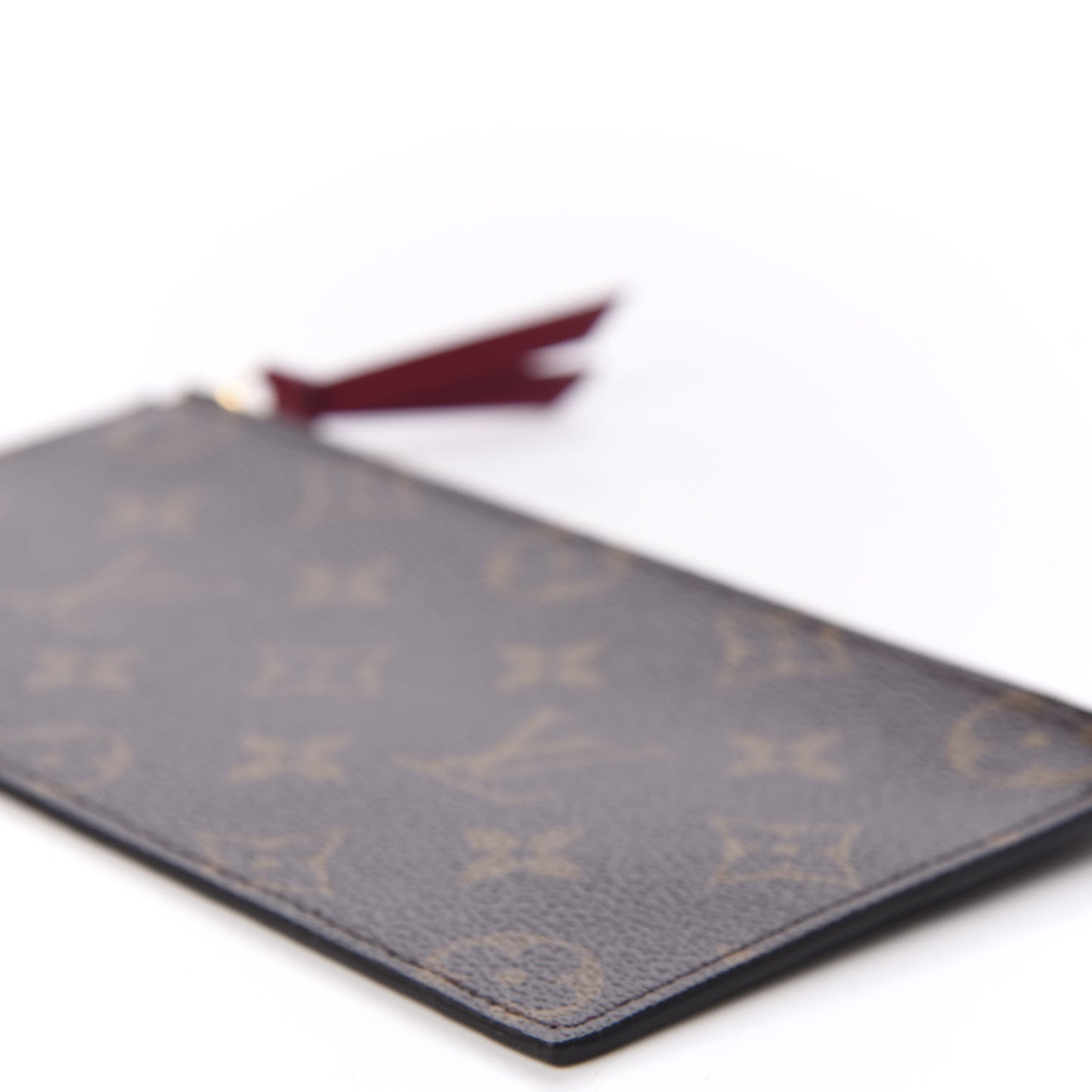 Monogram Felicie Chain Wallet Zippered Insert Fuchsia