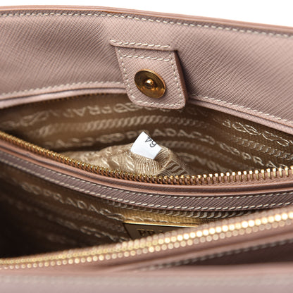 Prada Saffiano Lux Medium Tote Cammeo 9 of 9