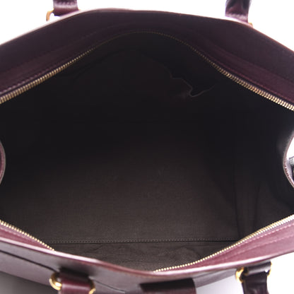 Saint Laurent Sheepskin Medium Cabas ChYc Plum 4 of 9