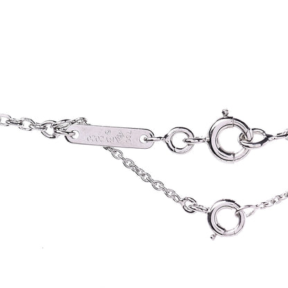 Cartier 18K White Gold Diamond Small Hearts and Symbols Pendant Necklace 5 of 7