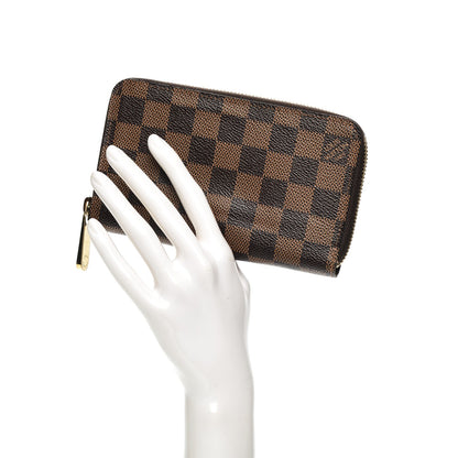 Louis Vuitton Damier Ebene Zippy Compact Wallet 2 of 6