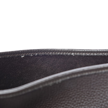 Hermes Taurillon Clemence Evelyne II GM Chocolate 10 of 23