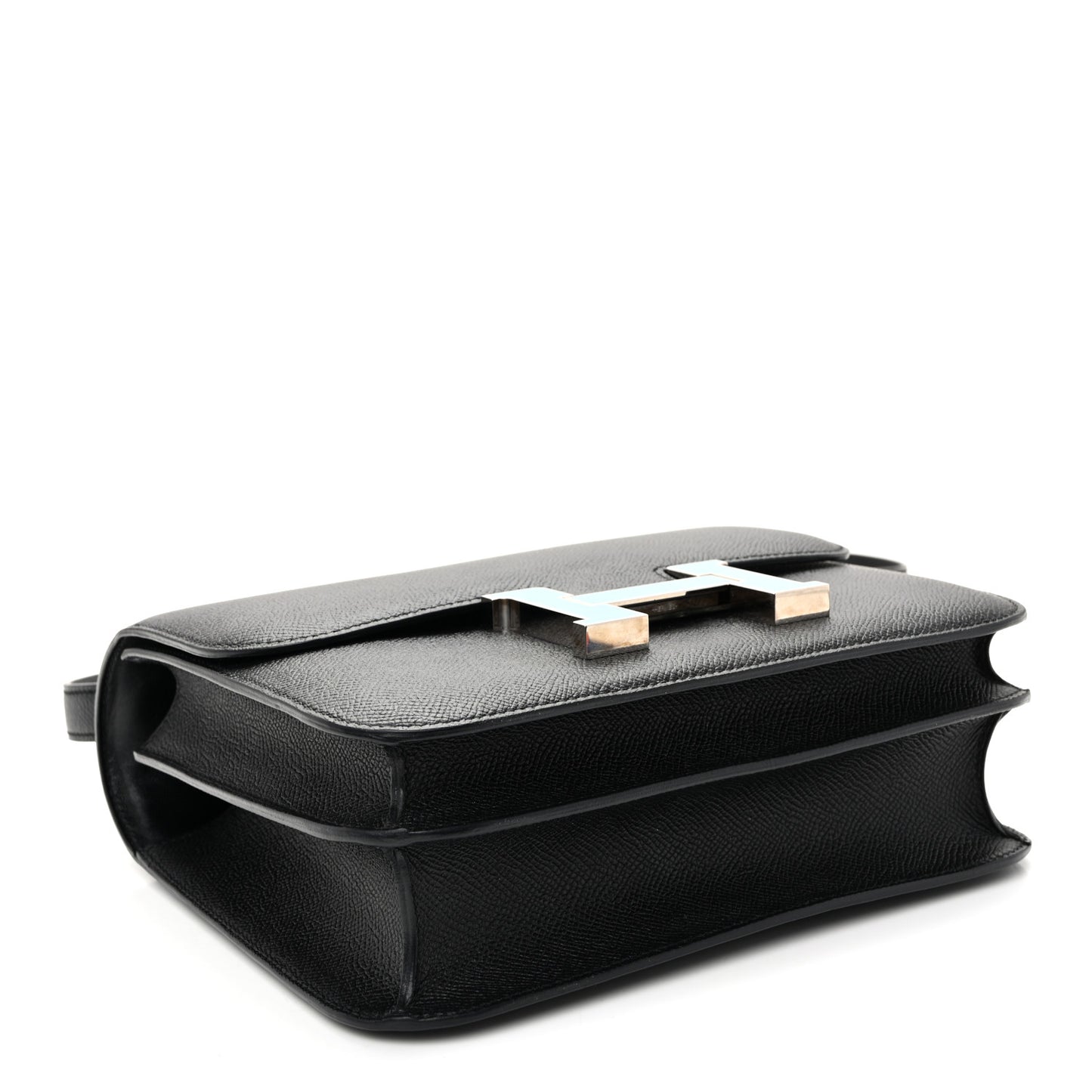 Epsom Enamel Constance 24 Black Bleu Saint Cyr