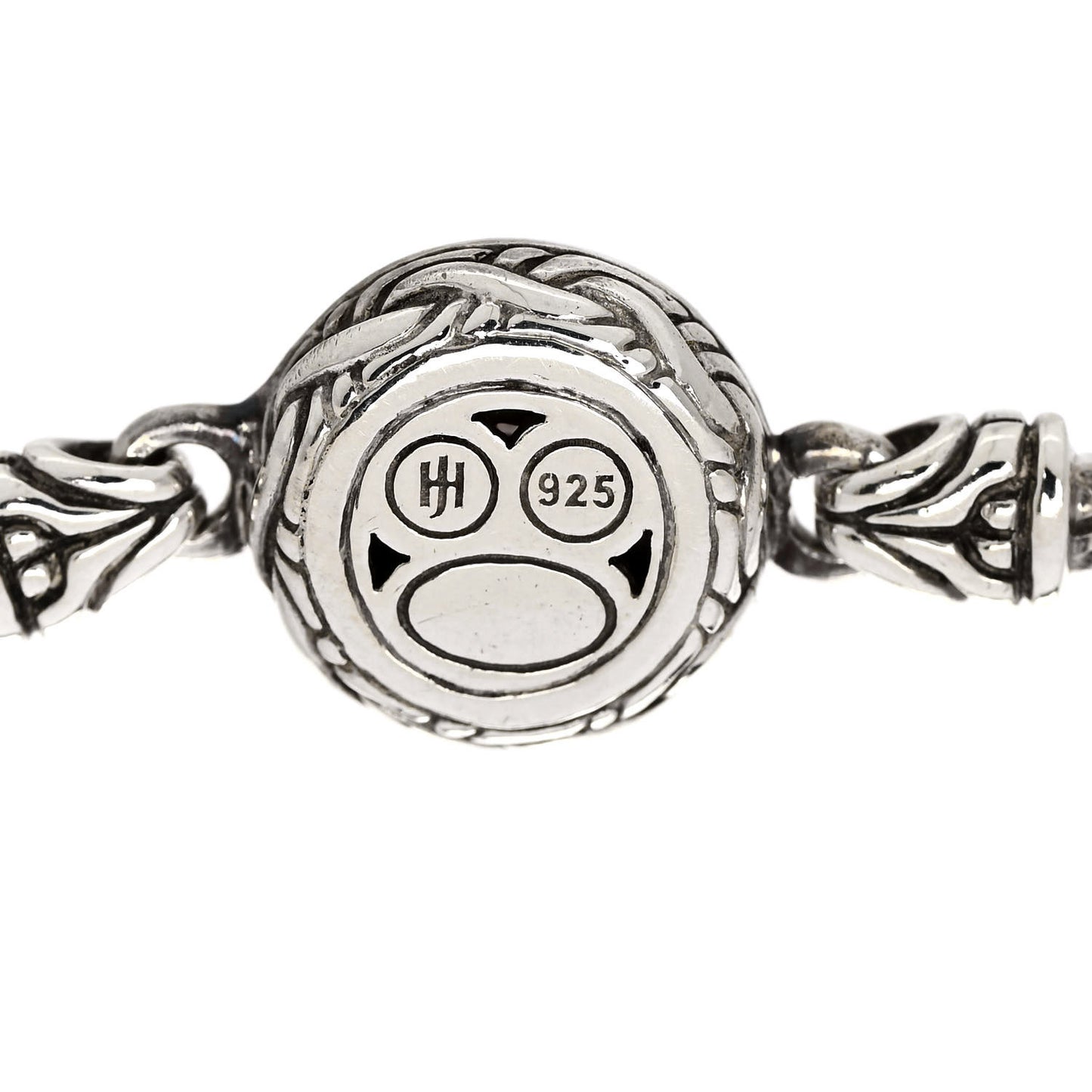 Sterling Silver Garnet Classic Chain Round Station Bracelet