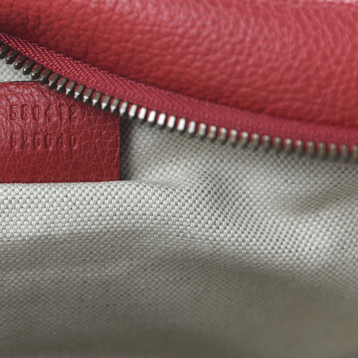 Gucci Grained Calfskin Logo Belt Bag Hibiscus Red 9 of 10