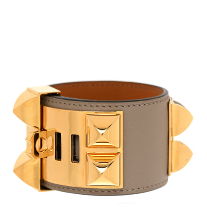 Hermes Swift Collier de Chien CDC Bracelet T2 Gris Asphalte 3 of 8