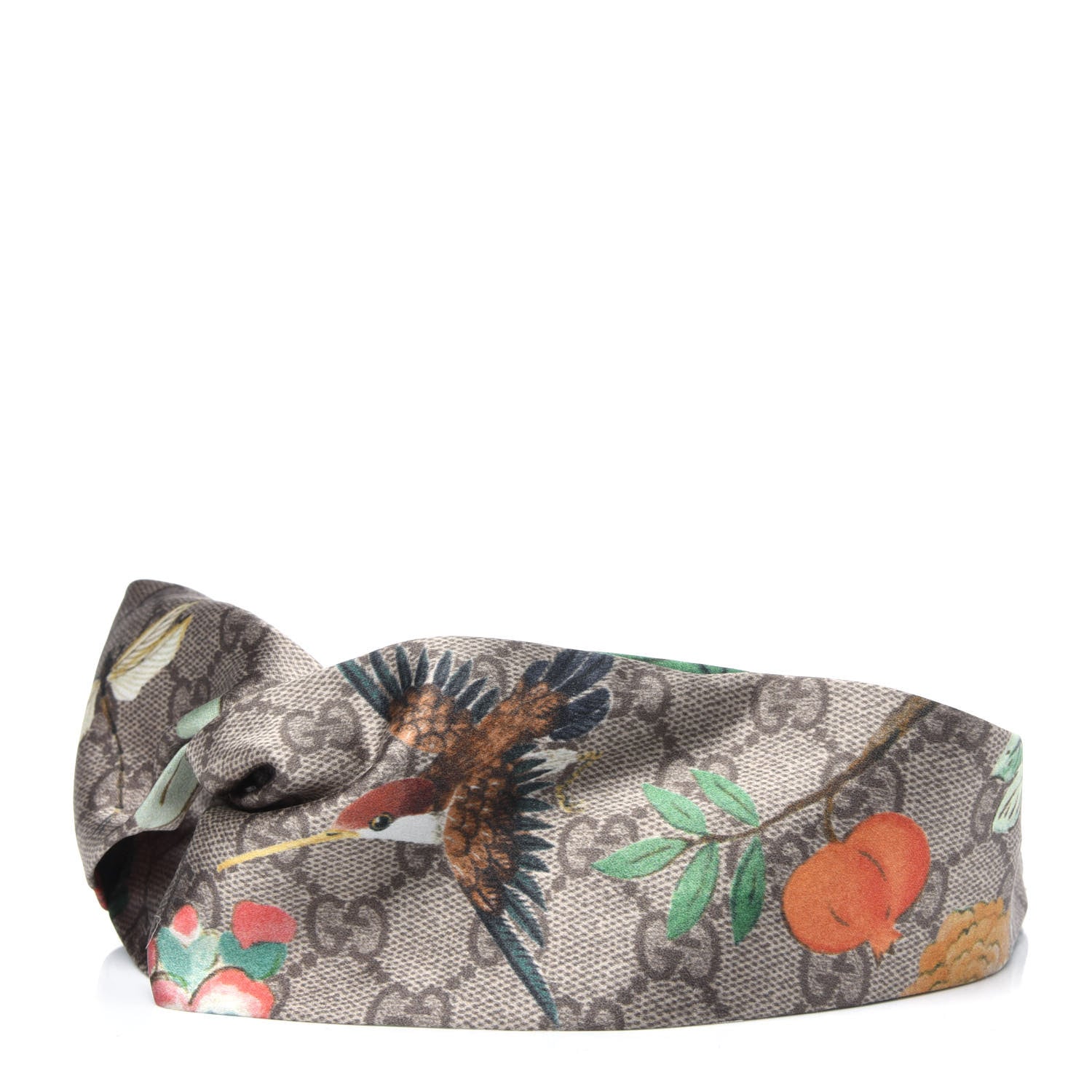 Gucci Silk Monogram Tian Print Tiana Duchesse Headband 3 of 10