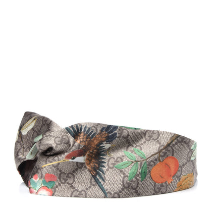 Gucci Silk Monogram Tian Print Tiana Duchesse Headband 3 of 10