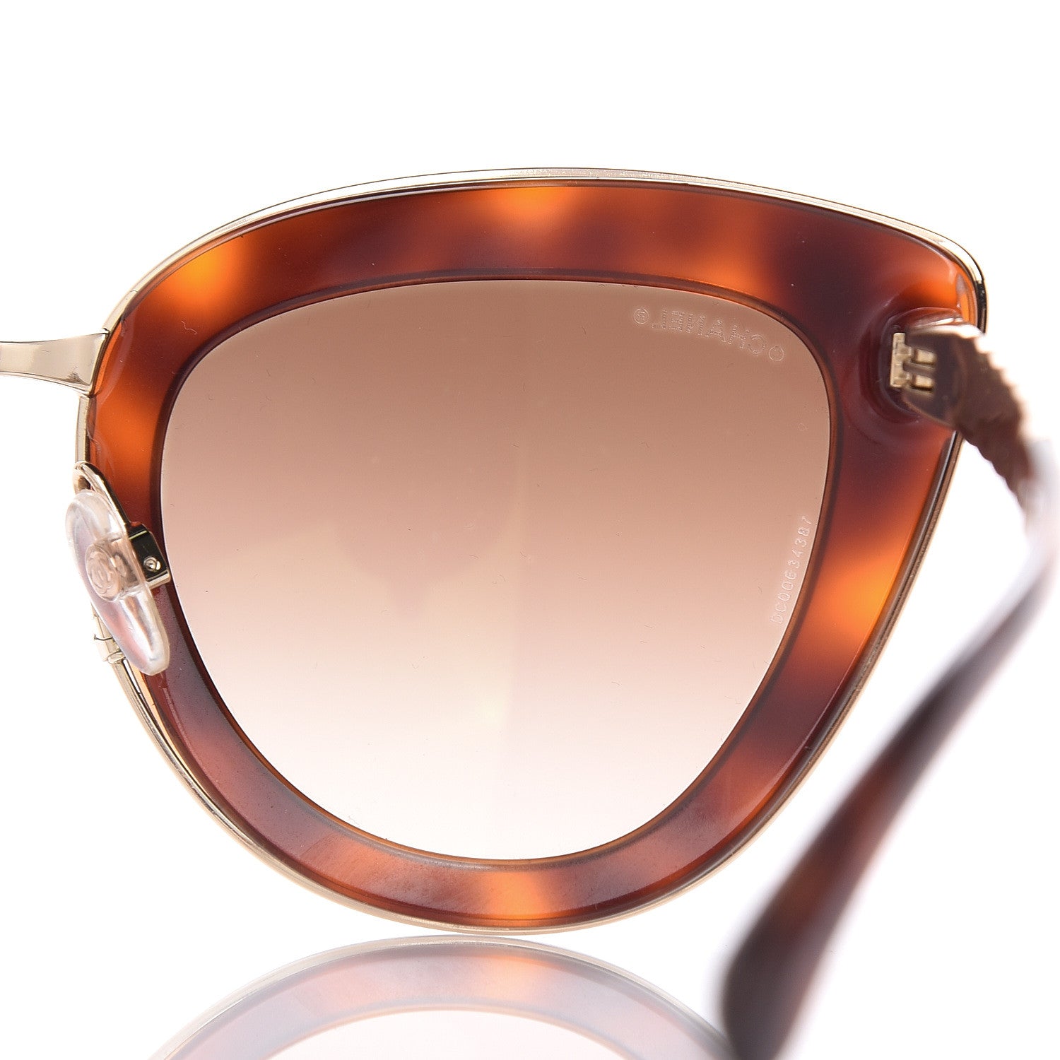 Chanel Cat Eye Quilted Sunglasses 5368 Tortoise 8 of 9