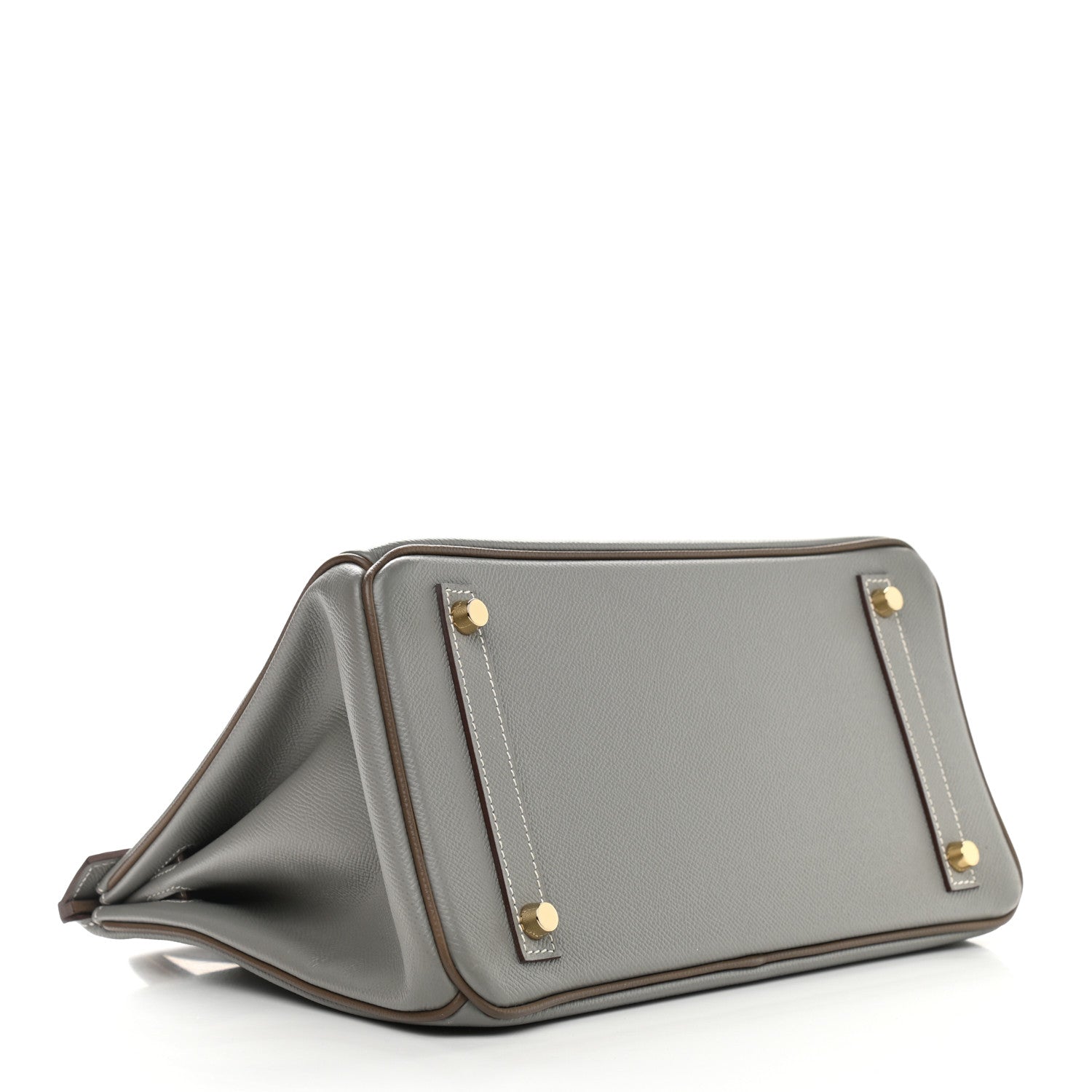 Hermes Epsom Horseshoe Birkin 30 Gris Mouette Etoupe 4 of 12