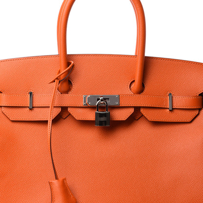 Hermes Epsom Birkin 35 Orange 10 of 11