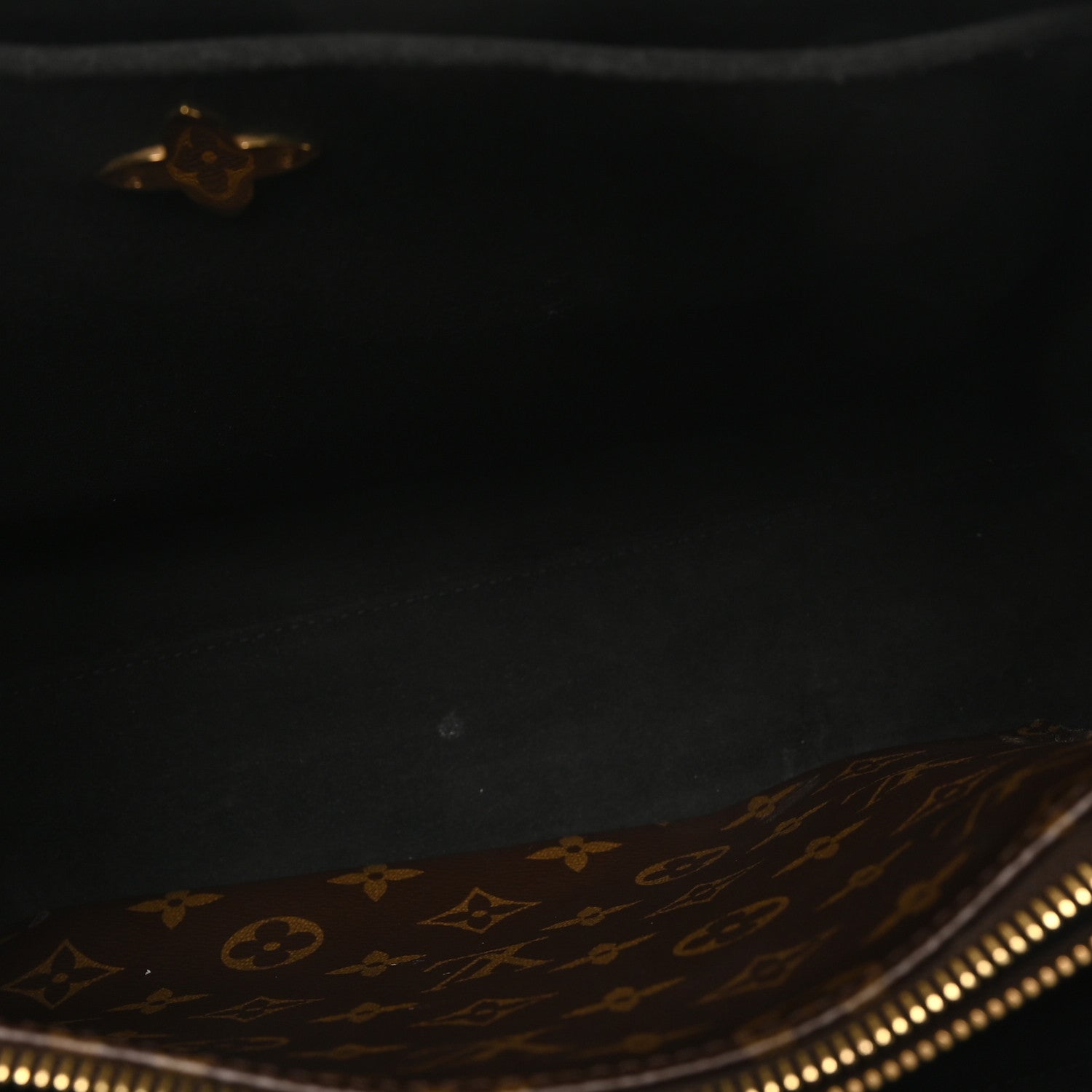 Louis Vuitton Monogram Flower Tote Black 5 of 10