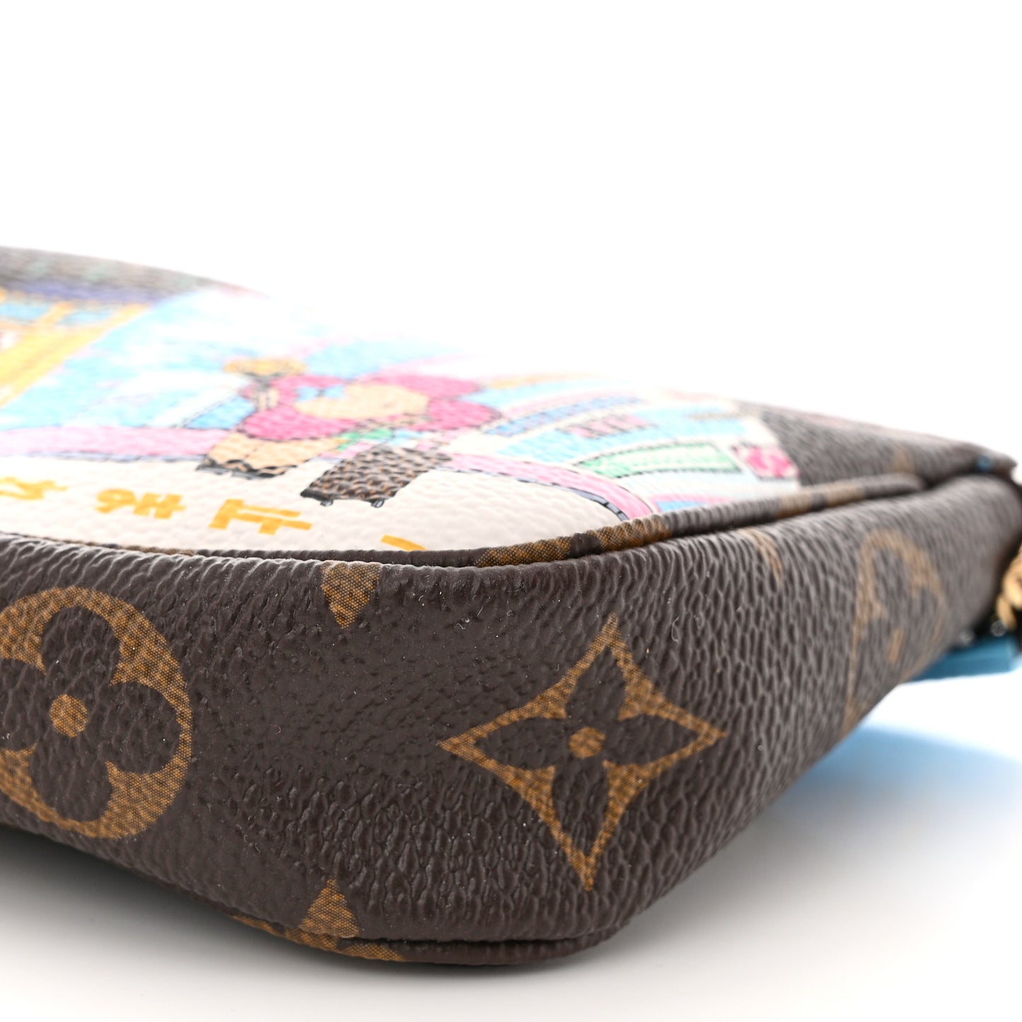 Monogram 2022 Christmas Animation Toyko Mini Pochette Accessories Blue
