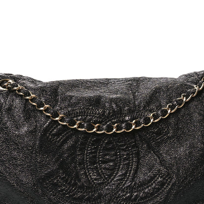 Chanel Vinyl Medium Rock and Chain Flap Black 9 of 12