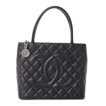 Chanel Caviar Quilted Medallion Tote Black 1 of 10