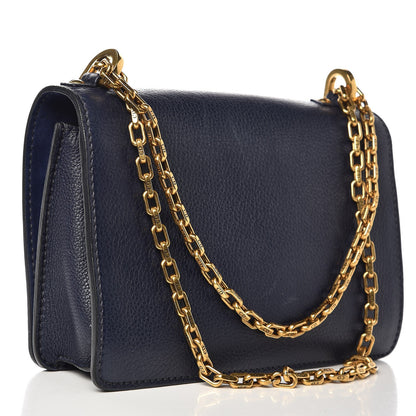 Christian Dior Grained Calfskin J'Adior Chain Flap Bag Blue 3 of 7