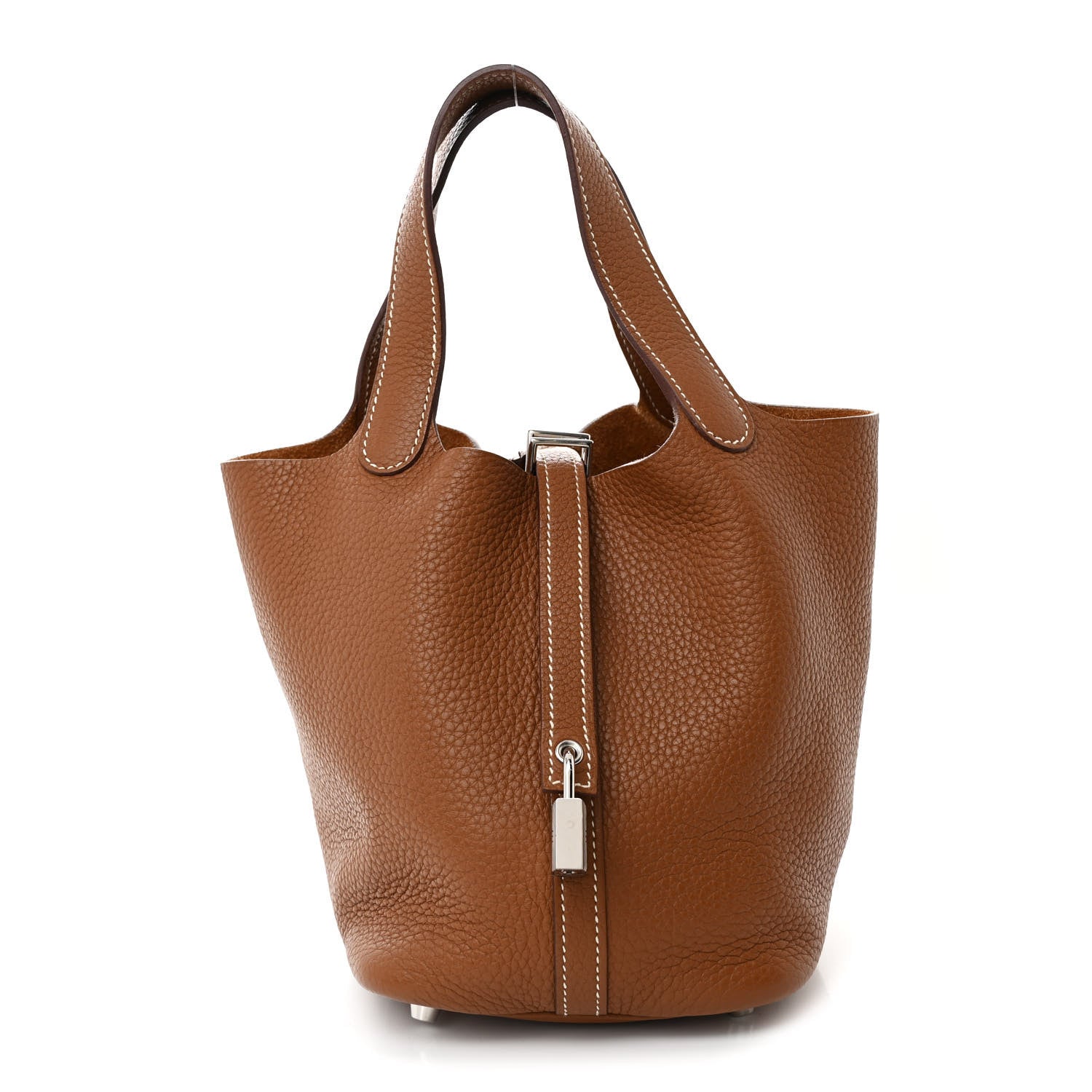 Hermes Taurillon Clemence Picotin Lock 18 PM Gold 1 of 12