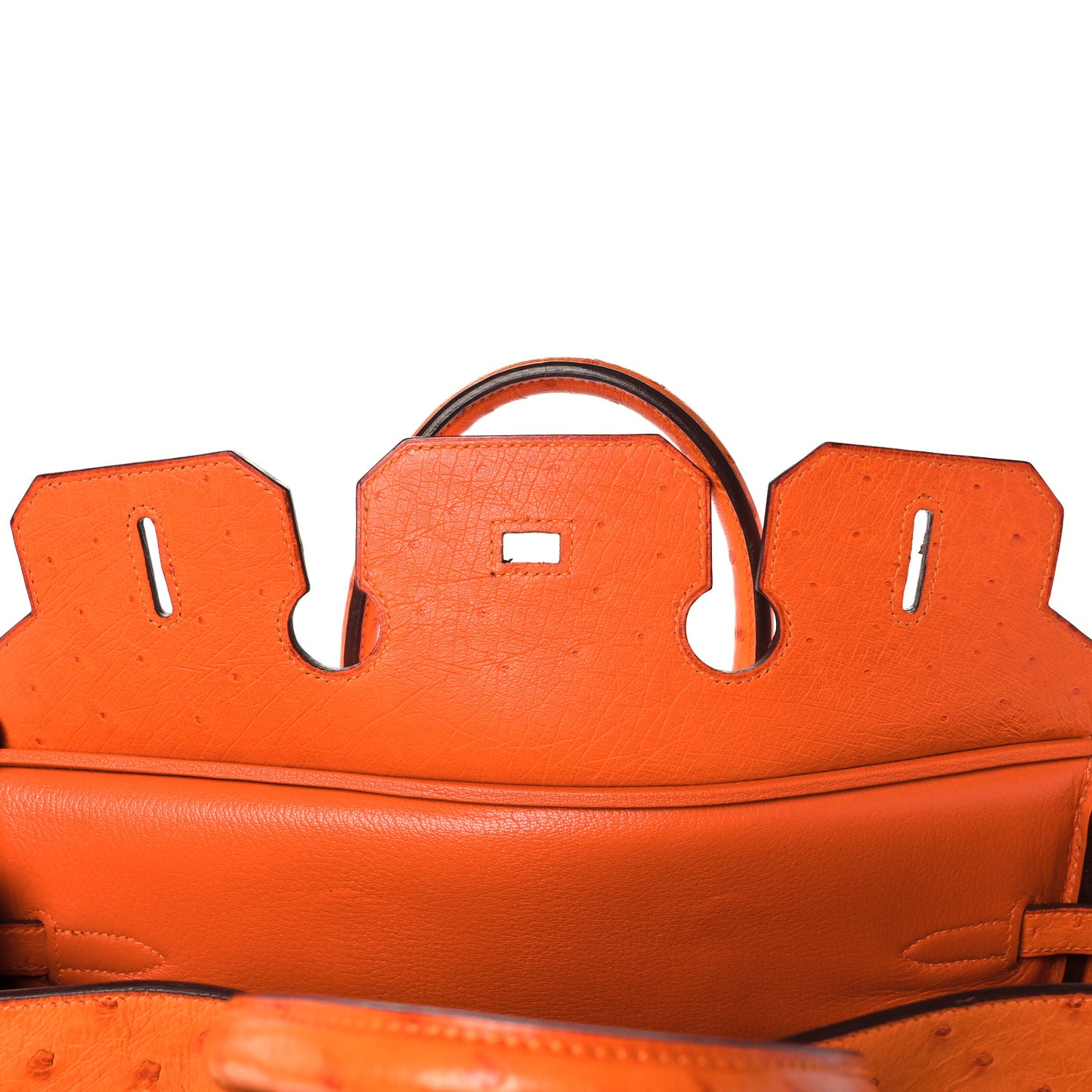 Ostrich Birkin 35 Orange