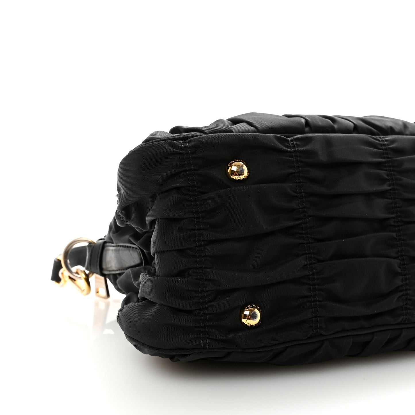 Tessuto Nylon Gaufre Tote  Black