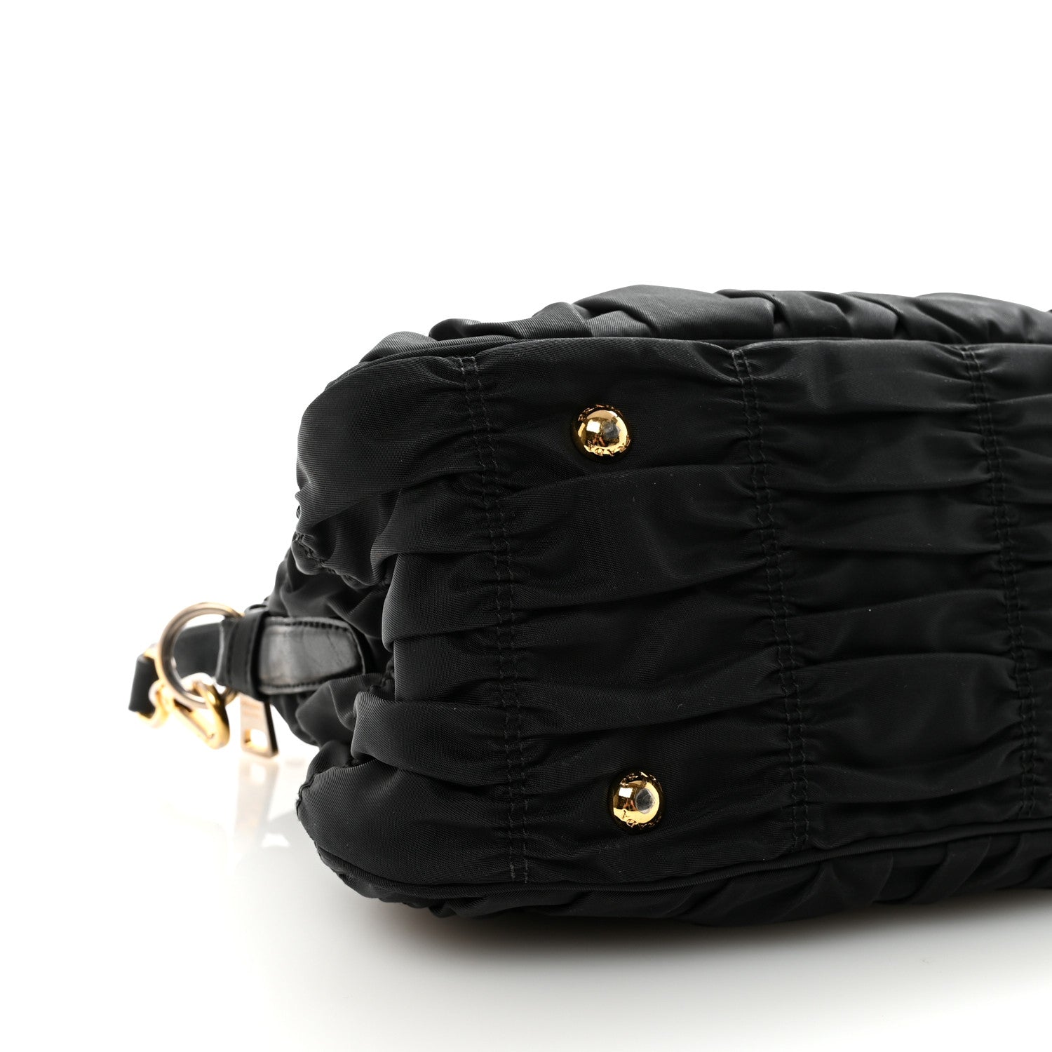 Prada Tessuto Nylon Gaufre Tote  Black 8 of 9