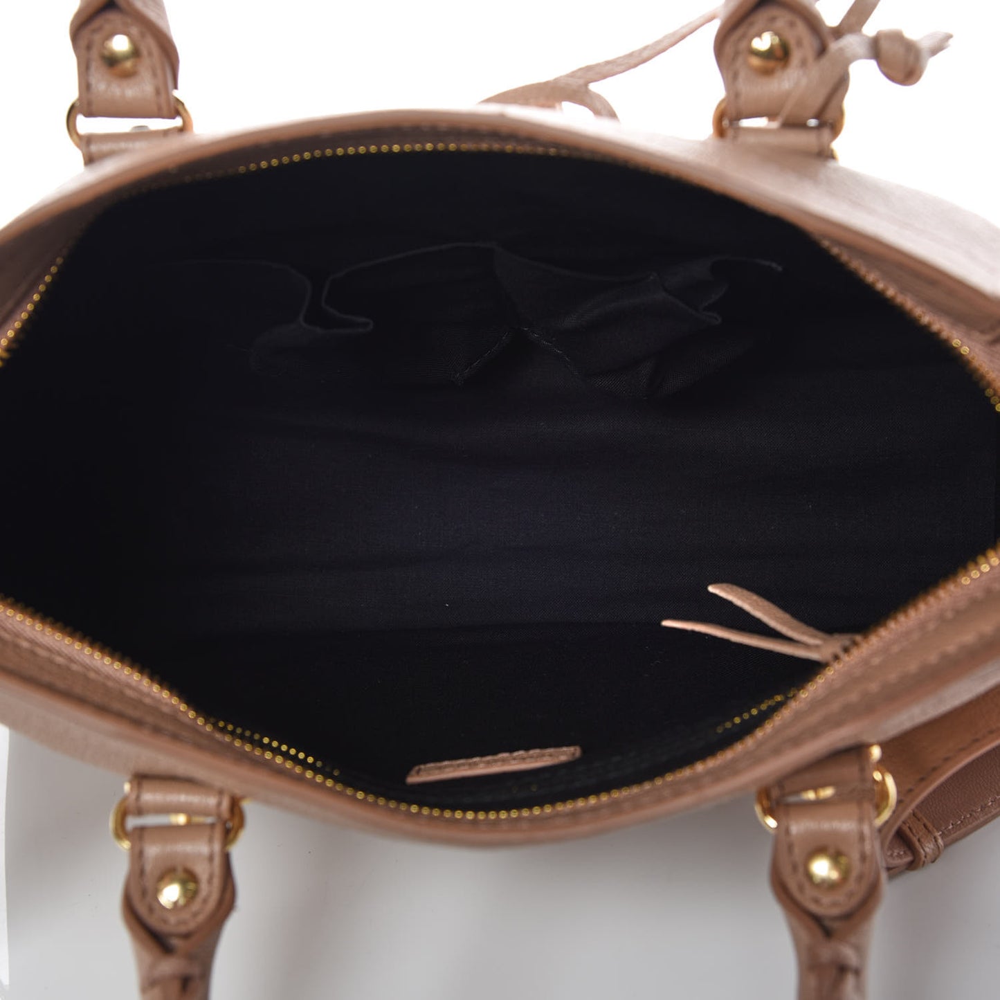Chevre Gold Metallic Edge Hardware S City Rose Des Sables