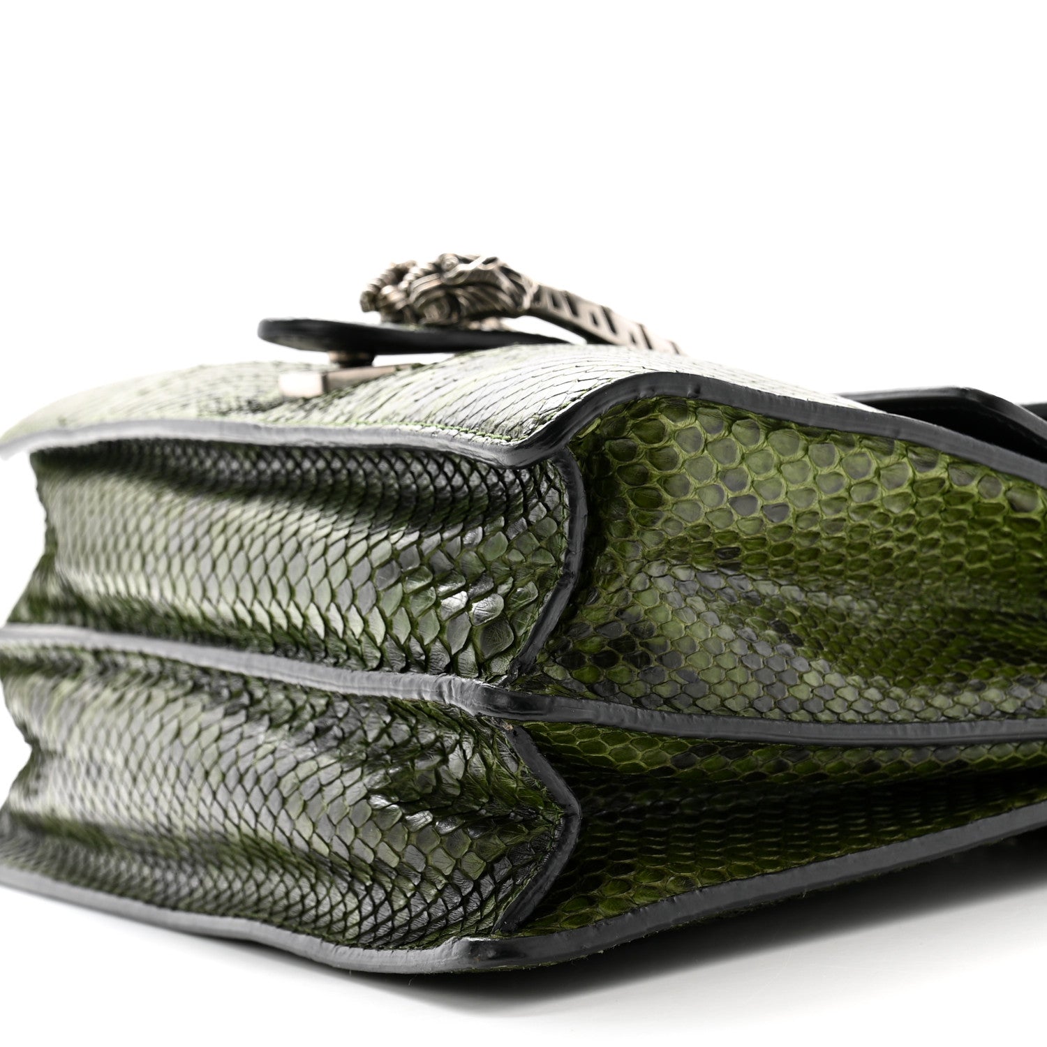 Gucci Snakeskin Medium Dionysus Shoulder Bag Green 11 of 13