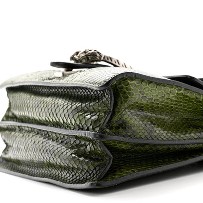 Gucci Snakeskin Medium Dionysus Shoulder Bag Green 11 of 13