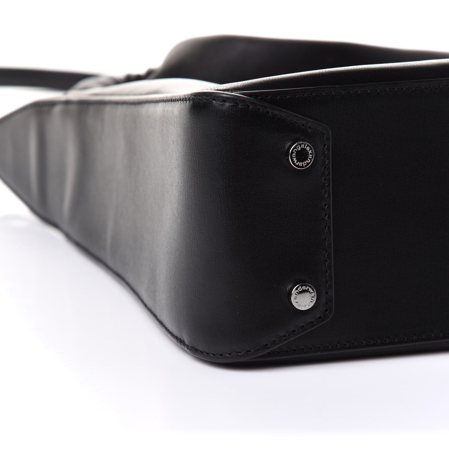 Lambskin Nylon Small Ryan Bag Black