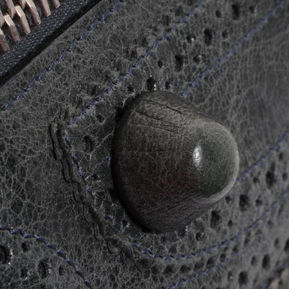 Balenciaga Agneau Giant Brogues Hardware City Anthracite 9 of 10