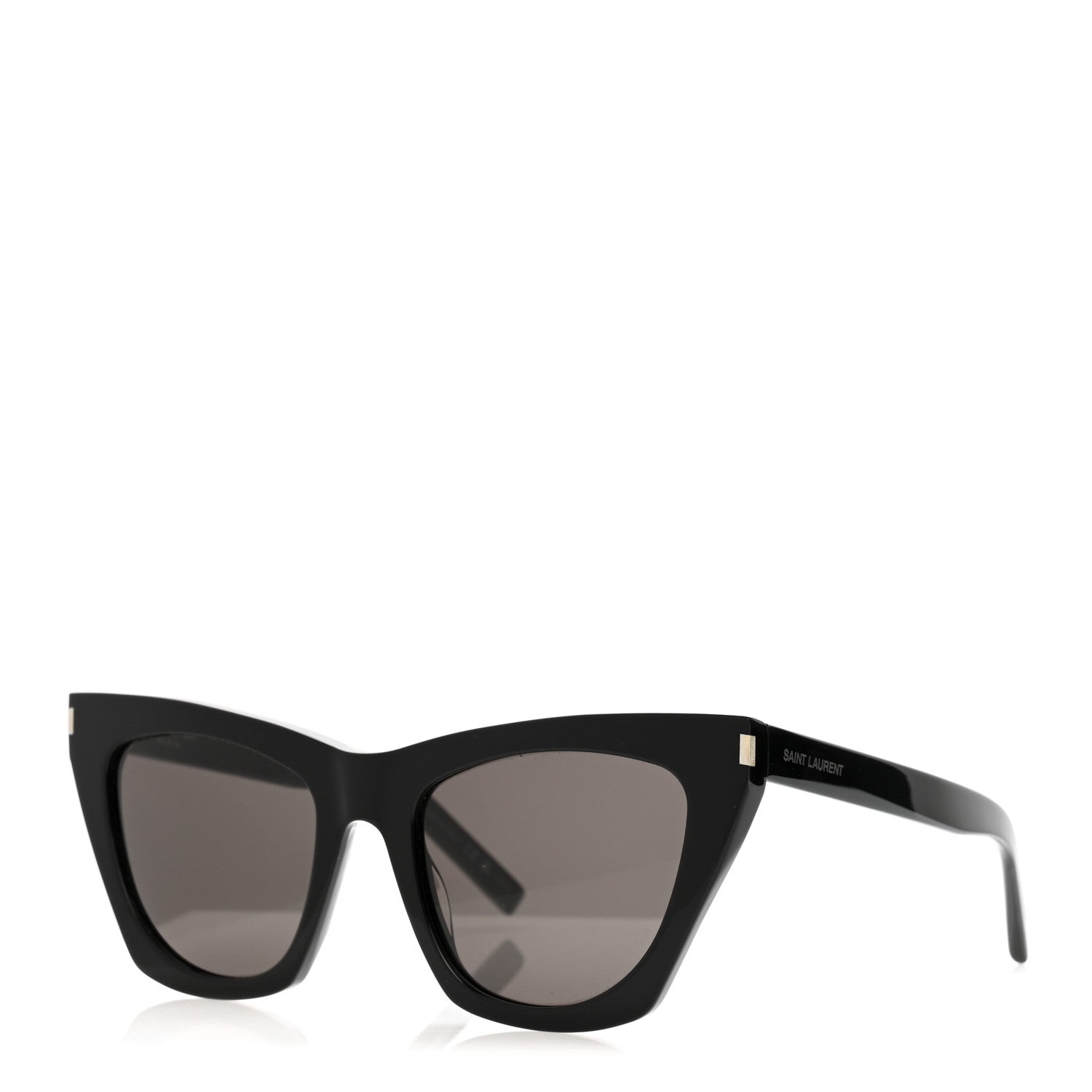 Saint Laurent New Wave SL214 Kate Cat Eye Sunglasses Black 1 of 9