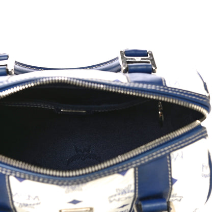 MCM Visetos Boston Satchel Satchel White 5 of 17