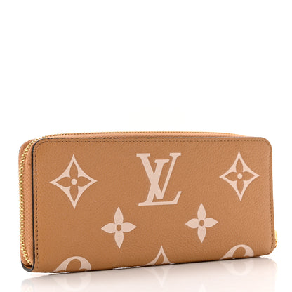 Louis Vuitton Empreinte Monogram Giant Clemence Wallet Arizona Creme 3 of 7