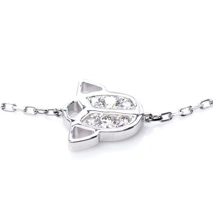 Cartier 18K White Gold Diamond Scarab Bracelet 5 of 6