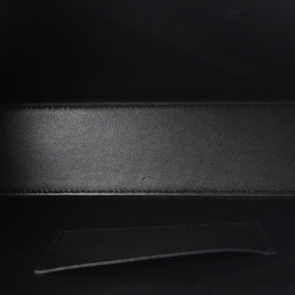 Celine Shiny Calfskin Triomphe Clutch Pouch Black 5 of 7
