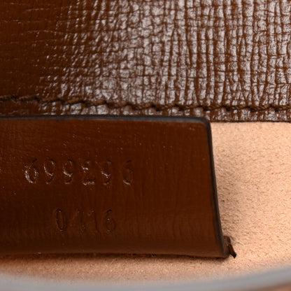 Gucci GG Supreme Monogram Mini Horsebit 1955 Shoulder Bag Beige Brown Sugar 6 of 10