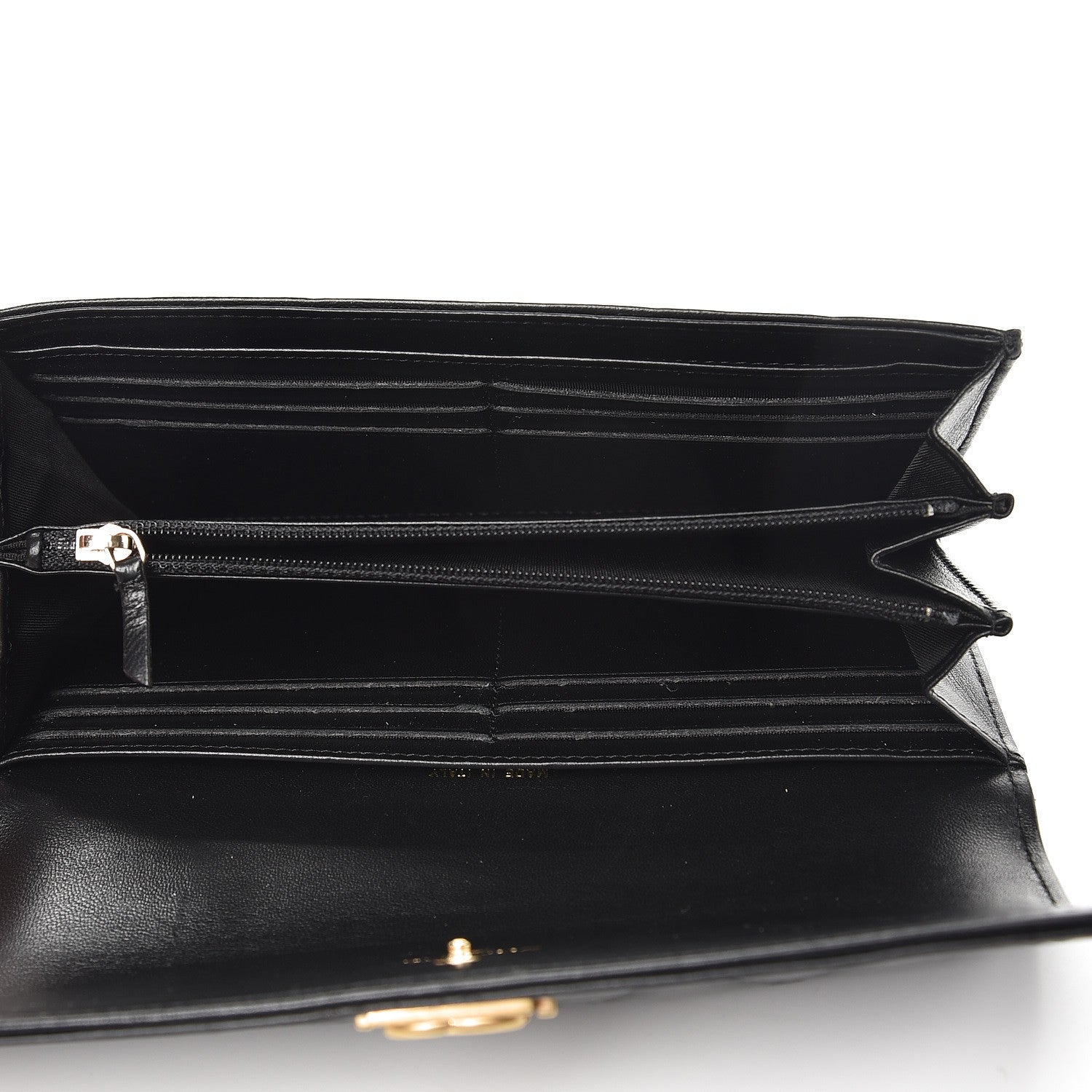 Chanel Lambskin Quilted Boy Large Gusset Flap Wallet Black 5 of 8