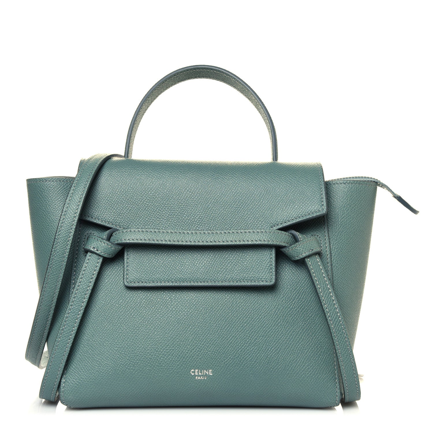 Celine Grained Calfskin Nano Belt Bag Celadon 1 of 8