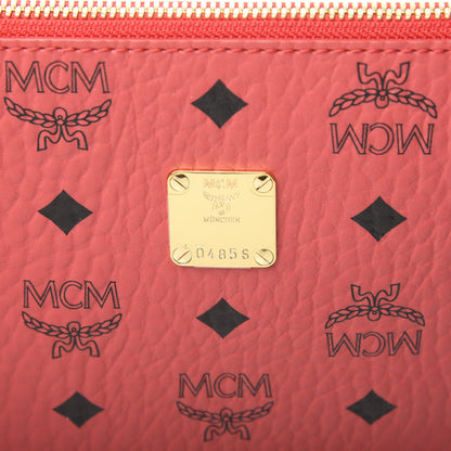 MCM Visetos Year Of The Mouse Wristlet Zip Pouch Viva Red 8 of 8