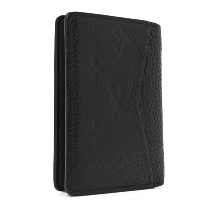 Louis Vuitton Calfskin Monogram Shadow Pocket Organizer Black 3 of 6
