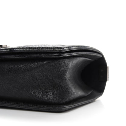 Chanel Caviar Quilted Medium Boy Flap Black 11 of 11