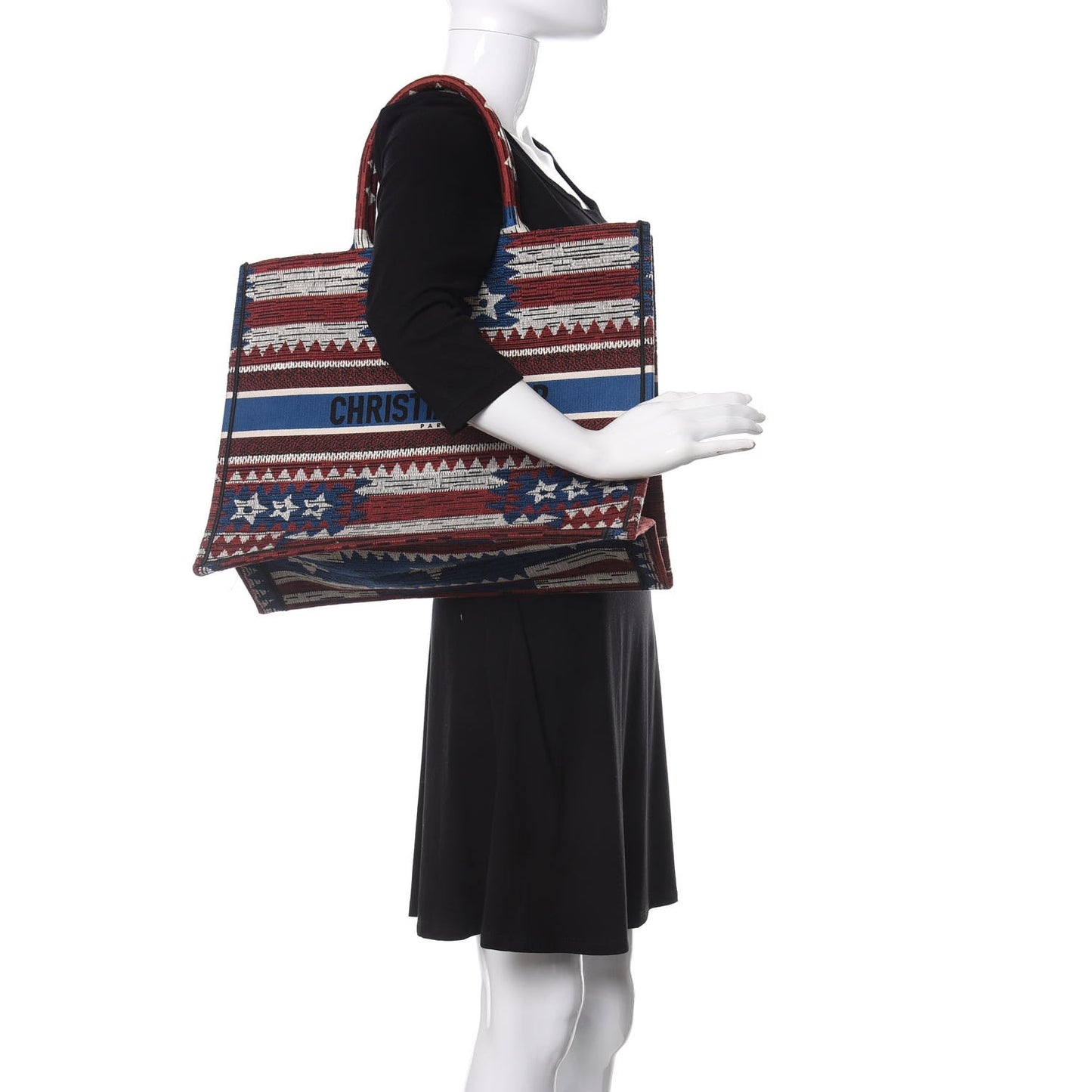 Canvas Embroidered Exclusive US Book Tote Multicolor