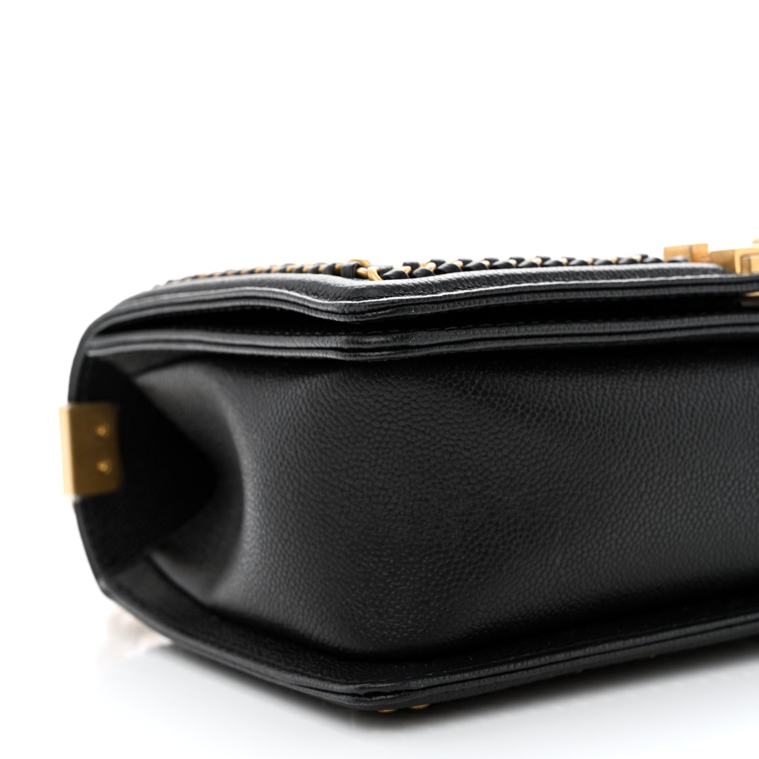 Chanel Caviar Quilted Medium Chain Around Boy Flap Black 9 of 11