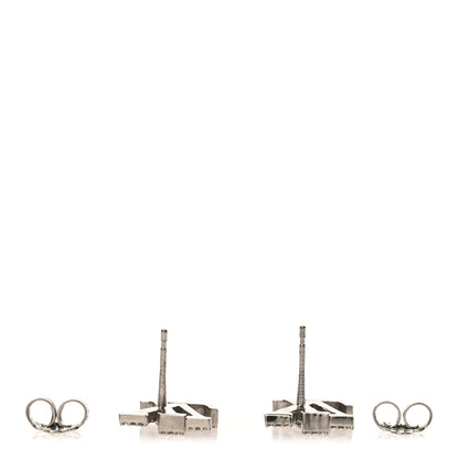 Louis Vuitton Crystal LV Iconic Earrings Silver 3 of 5