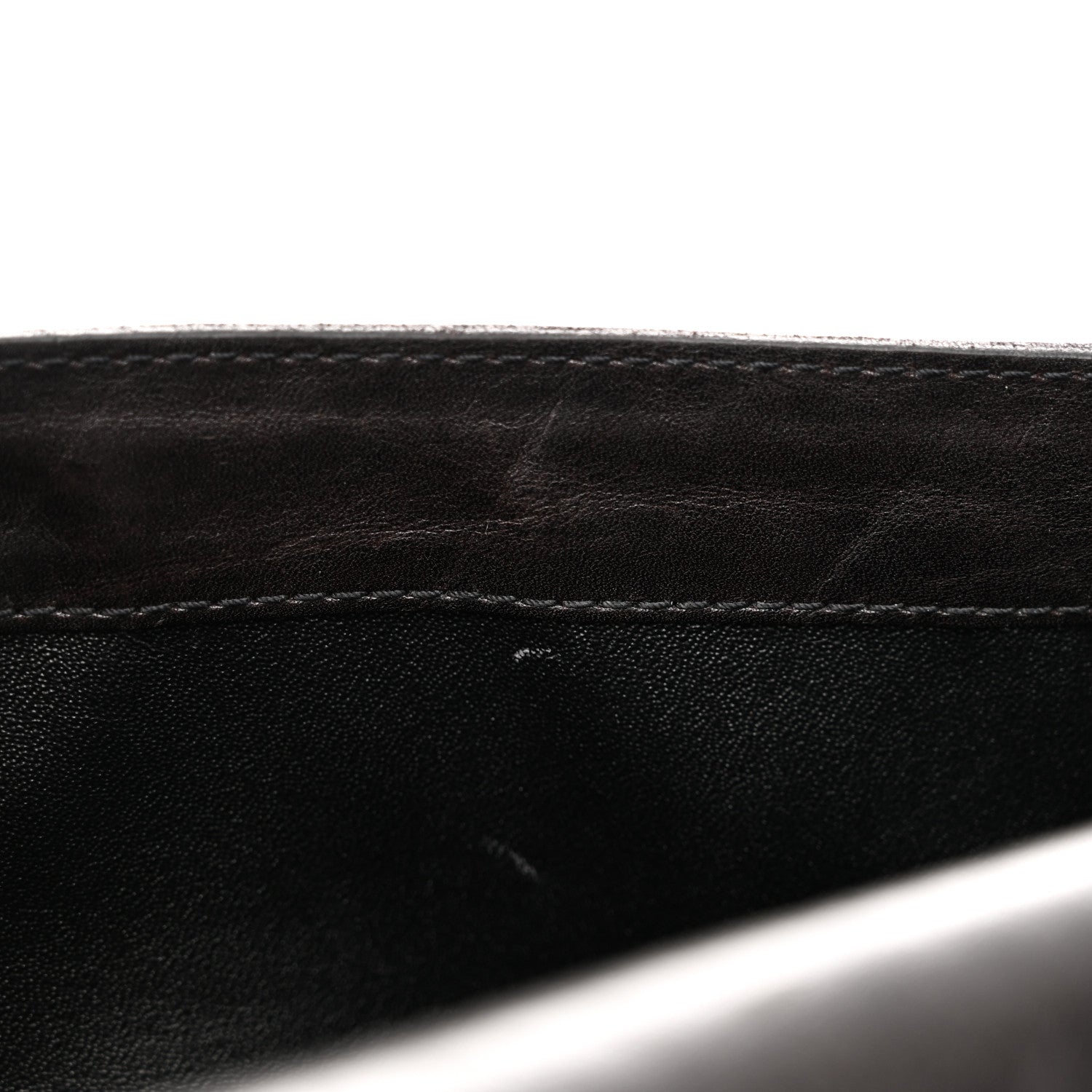 Chanel Calfskin Stitched Large Vintage Flap Dark Brown 11 of 13