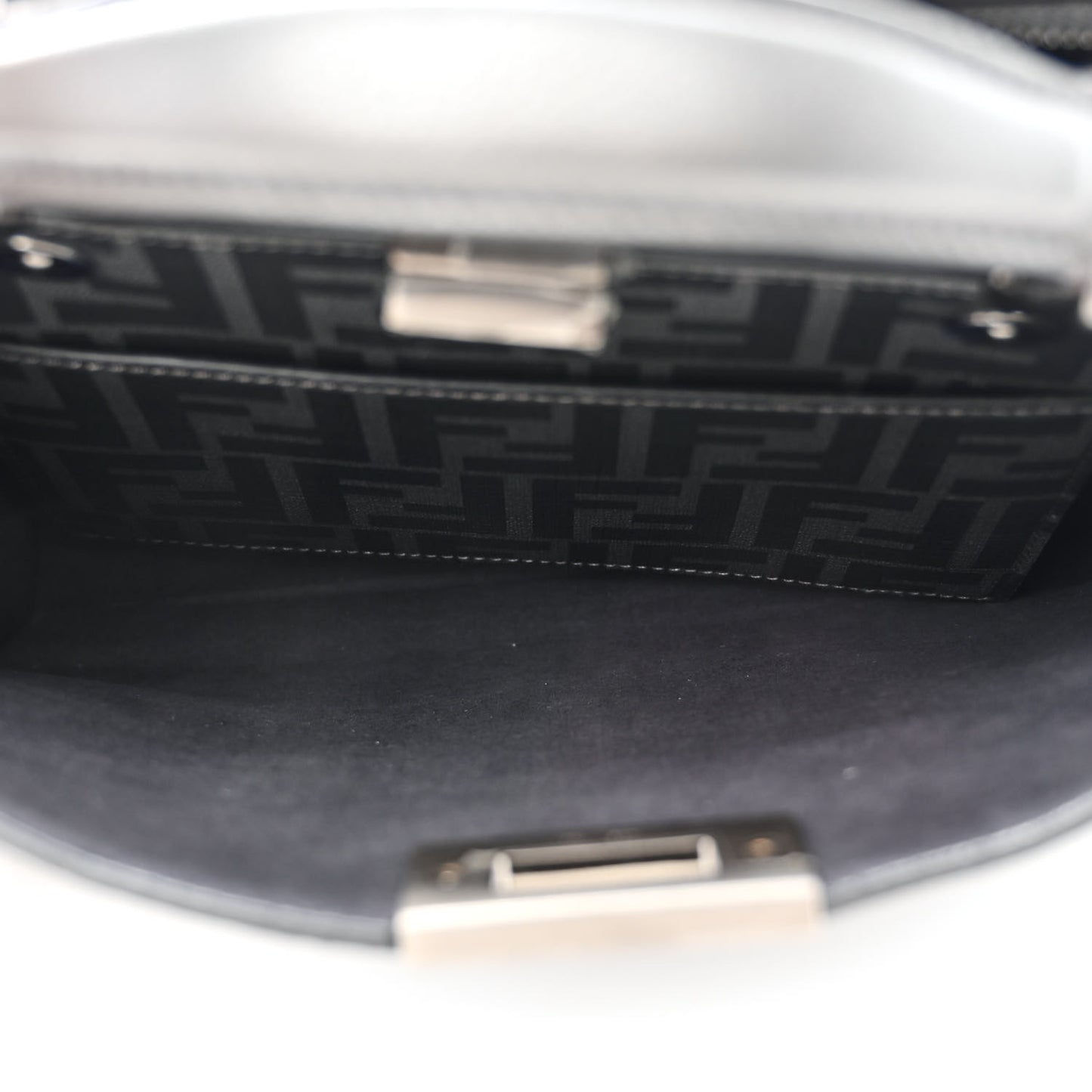 Cuoio Romano Lux Mini Peekaboo I SEE U Satchel Graphite