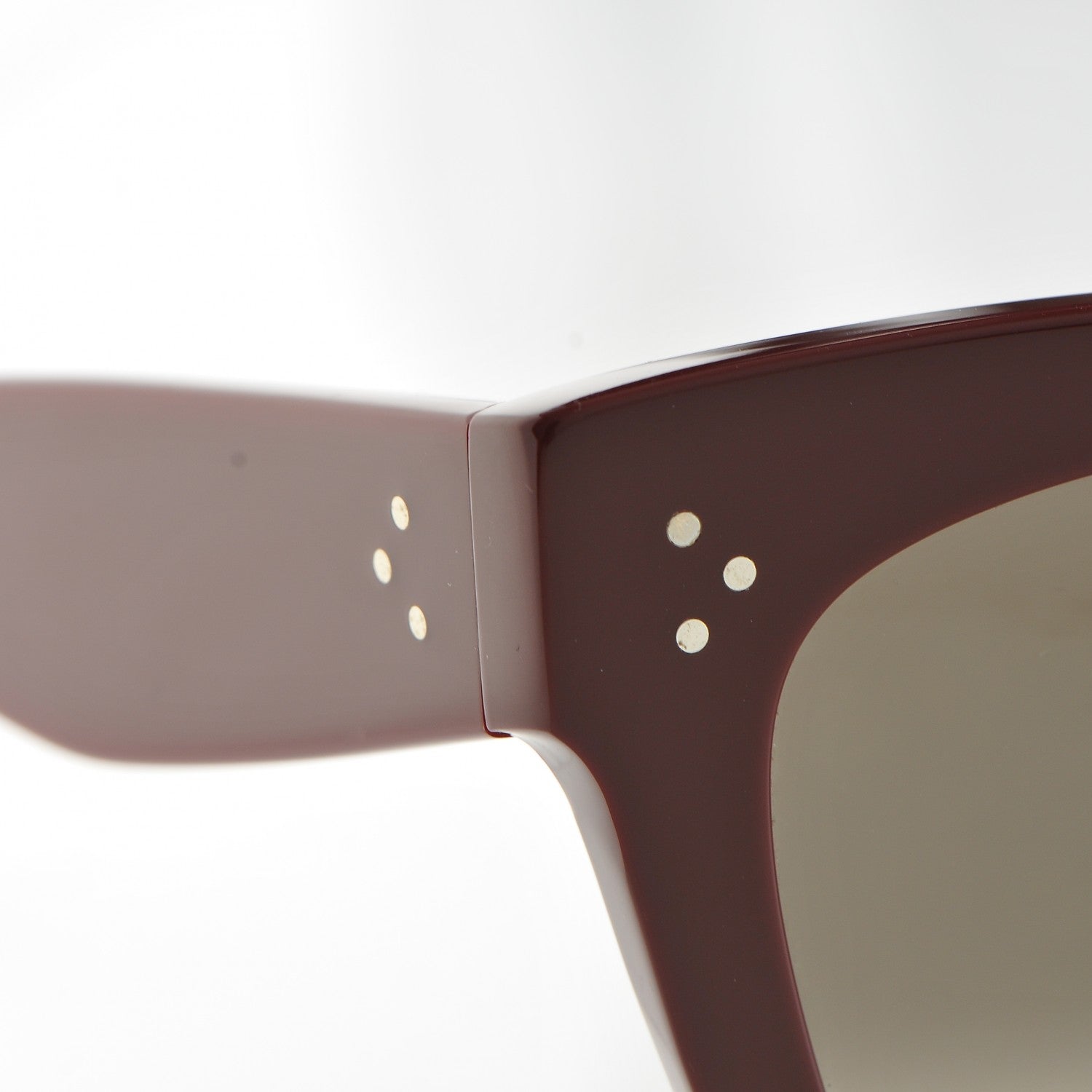 Celine Catherine Sunglasses CL 41098/F/S Burgundy Havana 7 of 7