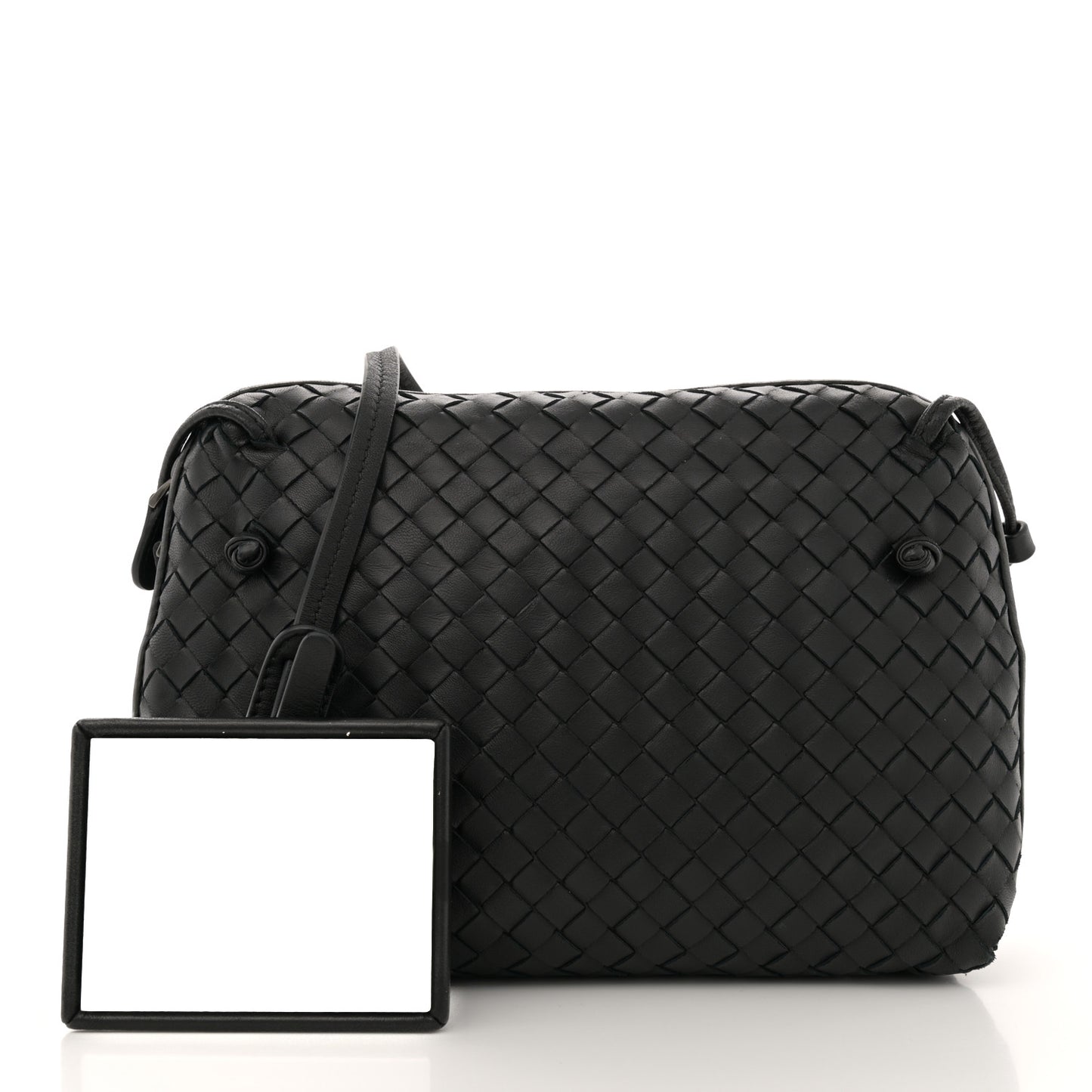Nappa Intrecciato Nodini Bag Black