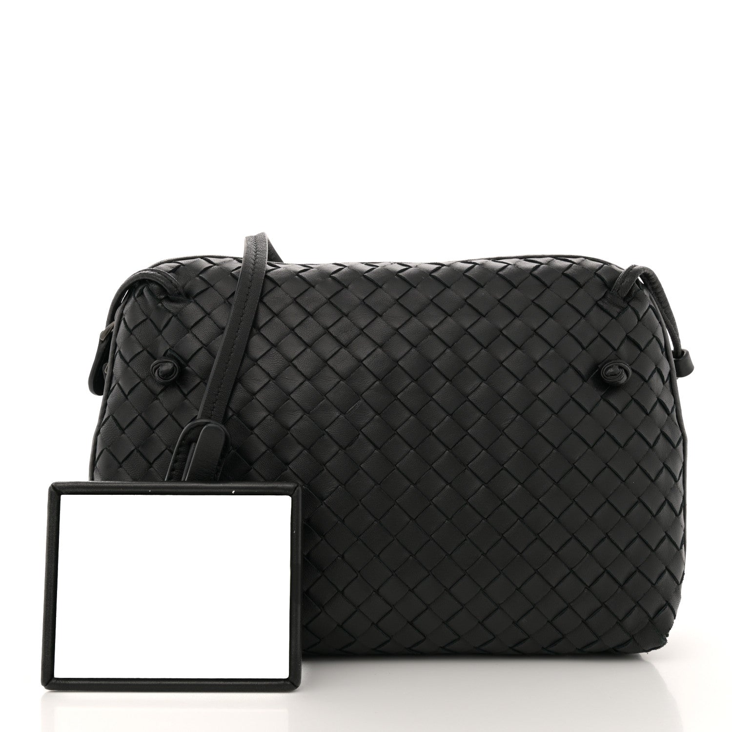 Bottega Veneta Nappa Intrecciato Nodini Bag Black 3 of 12