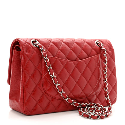 Chanel Caviar Quilted Medium Double Flap Red 3 of 10
