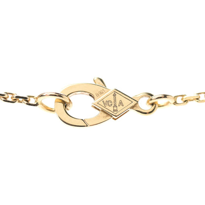 Van Cleef & Arpels 18K Yellow Gold Tiger Eye Lucky Alhambra Butterfly Pendant Necklace 4 of 6